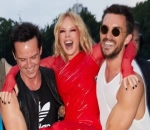Kylie Minogue Makes Iconic Entrance at BST Hyde Park With Help of Jonathan Bailey and Andrew Scott