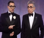 Dan Levy and Eugene Levy Out of Sync in First Promo for 2024 Emmys