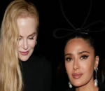 Nicole Kidman Seen Snapping at and Pushing Salma Hayek at Balenciaga Show During PFW