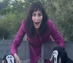 Courteney Cox Channels Iconic 'Scream 3' Haircut for Spooky Halloween Hijinks