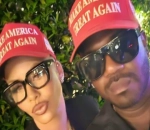 Amber Rose and Ray J Celebrating Donald Trump's Victory Together