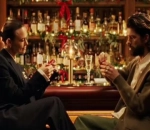 Keira Knightley and Ben Whishaw Celebrating 'Black Doves' Season 2 Renewal With a Toast