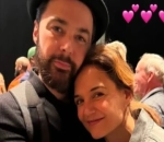 Katie Holmes Shocks Fans as She Cuddles Unrecognizable Jim Parsons Backstage at Broadway Show