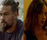 Jason Momoa Makes Red Carpet Debut with Girlfriend Adria Arjona at 'SNL50' Concert