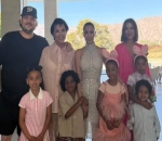 Rob Kardashian Makes Rare Appearance in Kim Kardashian's Easter Family Photo