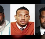 50 Cent and Marlon Wayans Reconcile at CinemaCon in Las Vegas