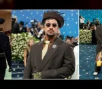 Bad Bunny Stuns with Silver Fox Look at 2026 Met Gala Event