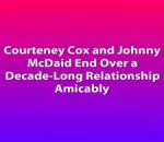 Courteney Cox and Johnny McDaid End Over a Decade-Long Relationship Amicably