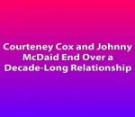 Courteney Cox and Johnny McDaid End Over a Decade-Long Relationship