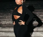 Briana Moniqué Stuns in Black at LaQuan Smith Spring/Summer 2027 Runway Show