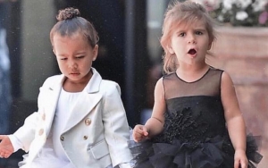 North West and Penelope Disick Wear Adorable Matching Outfits at Unicorn-Themed Birthday Party