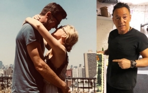 Kylie Minogue and Beau Meet Bruce Springsteen Backstage After Broadway Show