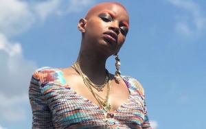 Pregnant Slick Woods Nearly Gives Birth at Rihanna's Fashion Show