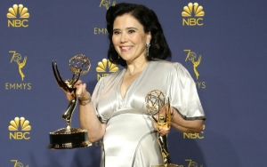 Alex Borstein Tries to Give Old Wedding Gown New Life With Emmys Red Carpet