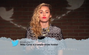 Miley Cyrus Flips Bird After Reading Mean Tweets on 'Jimmy Kimmel Live!'