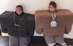Kourtney Kardashian's Son Hilariously Falls in an Attempt to Recreate Kanye's 'I Love It' Video