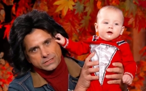 John Stamos Shows Off Adorable Baby Boy on 'Jimmy Kimmel Live!'