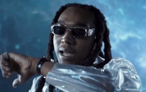 Takeoff Travels the Outer Space by Rolls-Royce in Futuristic 'Casper' Music Video