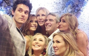 John Mayer Mingles With 'Real Housewives' Ladies at Andy Cohen's Baby Shower