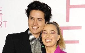 Cole Sprouse Cozies Up To Co Star Haley Lu Richardson Despite Lili Reinhart S Presence