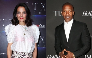 Cheerful Katie Holmes and Jamie Foxx Holding Hands on Broad Daylight