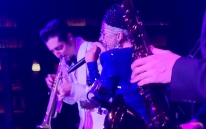 Lady GaGa Delights Jazz Fans With Impromptu Performance at Brian Newman's Show