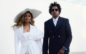 Beyonce Looks Annoyed as Jay-Z Talks to Raven Beauty at NBA Finals Game