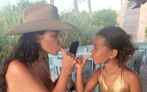 Kim Kardashian Slammed for Letting Daughter North West Wear Massive Hoop Earrings
