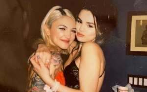 Selena Gomez and Julia Michaels Get Matching Tattoos Backstage