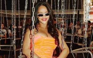 Rihanna Flaunts Major Sideboob in Skimpy Bikini Top During Late-Night Swim