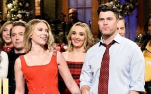 Scarlett Johansson Takes a Jab at Fiance on 'SNL'