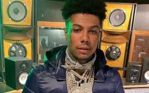 Blueface Gets Involved in Club Brawl, Woman Shows Busted Lip After Hit by His Goons