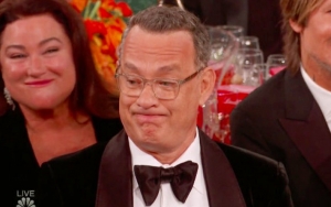 Tom Hanks Generates Meme With His Reaction to Ricky Gervais' Golden Globes Monologue