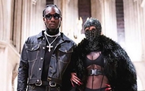 Cardi B Pulls Another Bizarre Look at Paris Fashion Week