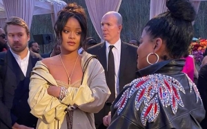 Rihanna Says 'IDGAF' at Pre-Grammys Roc Nation Brunch