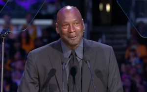 Michael Jordan Jokes About Crying Meme in Tearful Speech at Kobe Bryant's Memorial Service