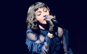 Madonna Crying After Falling on Stage During Concert