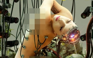 Naked Lady GaGa Bares Her Butt in Futuristic-Themed Cover for Paper Magazine