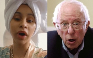 Cardi B and Bernie Sanders Joke About Quarantine Nails on Instagram Live