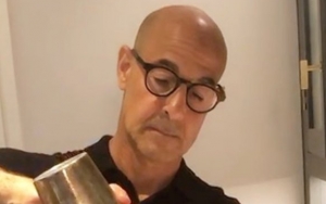  Stanley Tucci Transforms Into Charming Bartender in Negroni Tutorial Video