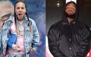 6ix9ine Slammed by The Game and Others After Paying Respects in Front of Nipsey Hussle's Mural