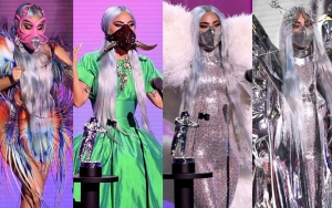 MTV VMAs 2020: Lady GaGa Highlights Importance of COVID-19 Face Mask With Variety of Looks  