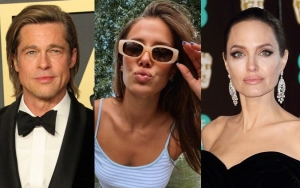 Brad Pitt's Girlfriend Nicole Poturalski Denies Hating Angelina Jolie