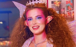 Bella Thorne Is Sultry Fairy in Sheer Halloween Costume