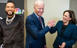French Montana Treated to Joe Biden-Kamala Harris Cake at 36th Birthday Celebration