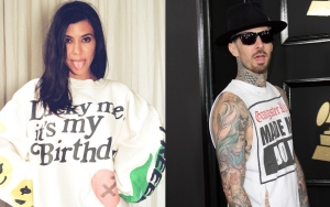 Kourtney Kardashian Proudly Shows Off Mother's Day Presents From BF Travis Barker 