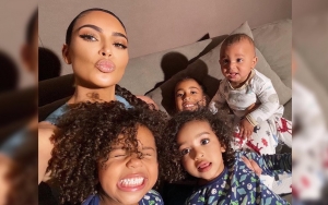 Kim Kardashian Keeps Children Busy and Creative Amid Kanye West Divorce