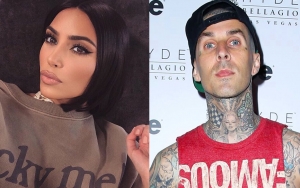 Kim Kardashian Bluntly Addresses Travis Barker Hookup Rumors