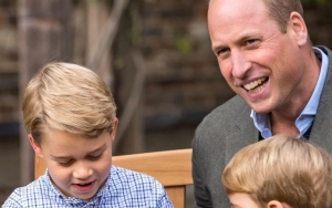 Prince William and Prince George Wear Matching Suit While Cheering on England's Soccer Team