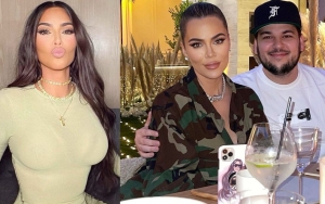 Kim Kardashian Shares Rare Photo of Brother Rob During Family Dinner